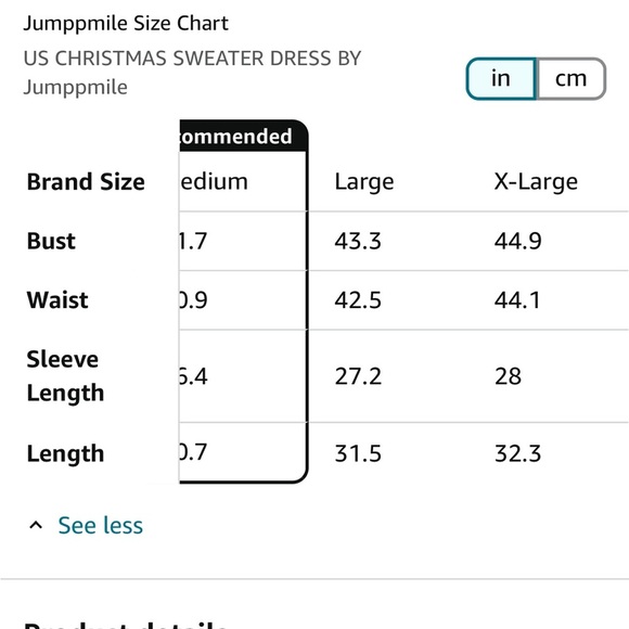 Ugly Christmas sweater dress with pockets size xl - Picture 5 of 6